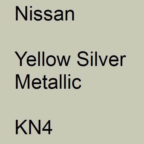 Nissan, Yellow Silver Metallic, KN4.